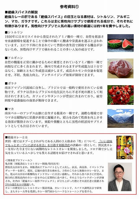 絶倫スパイス発売予告
